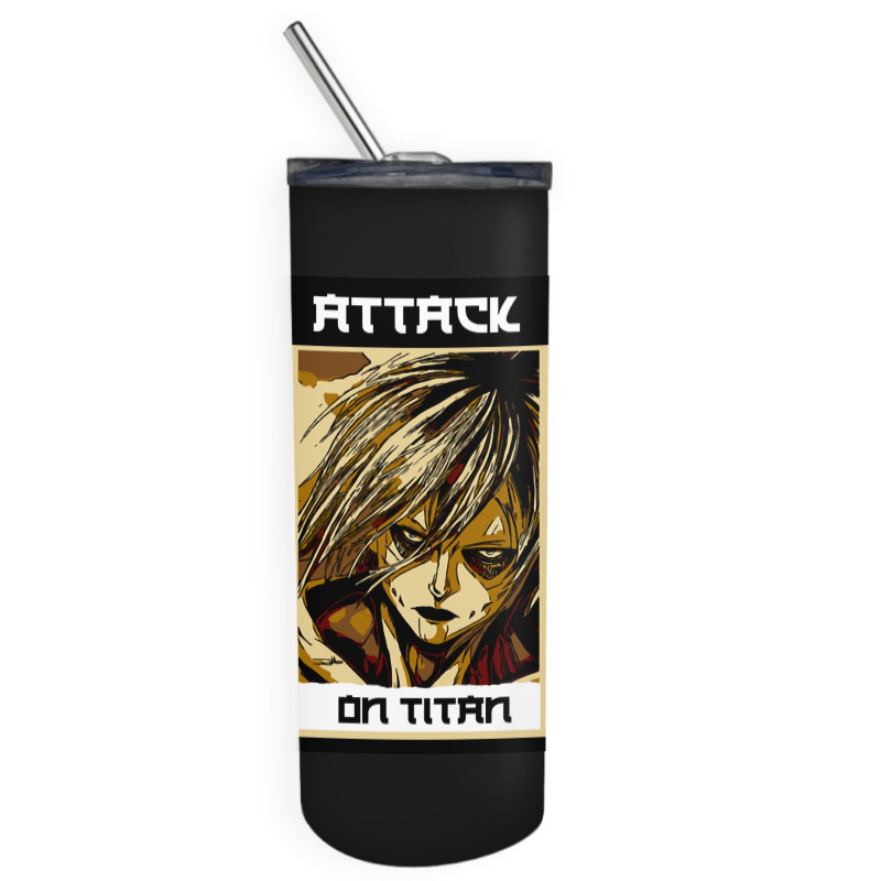 Female Titan-czuun Skinny Tumbler | Artistshot