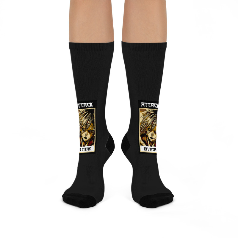 Female Titan-czuun Crew Socks | Artistshot