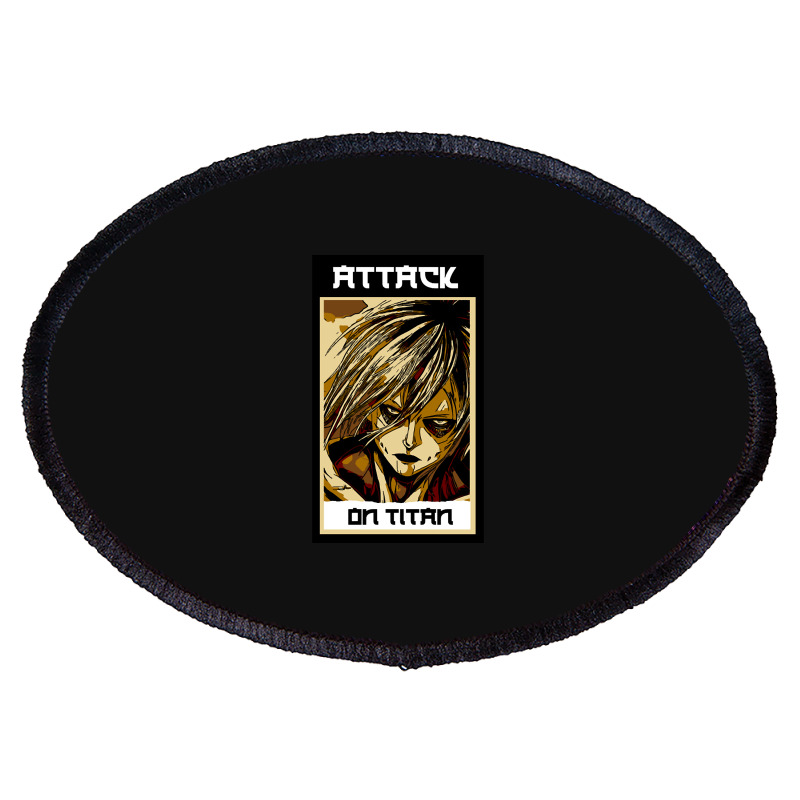 Female Titan-czuun Oval Patch | Artistshot