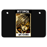 Female Titan-czuun Atv License Plate | Artistshot