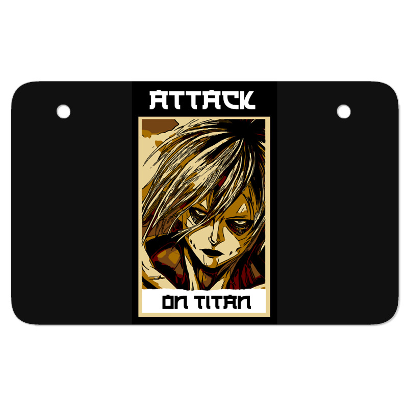 Female Titan-czuun Atv License Plate | Artistshot