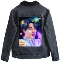 My Universe Jimin Unisex Sherpa-lined Denim Jacket | Artistshot