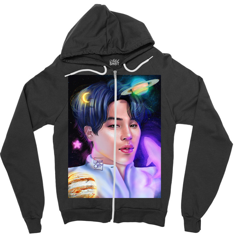 My Universe Jimin Zipper Hoodie | Artistshot