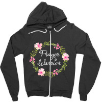 Inspirational, Prayer Warrior T-shirt. Faith Sayings Zipper Hoodie | Artistshot