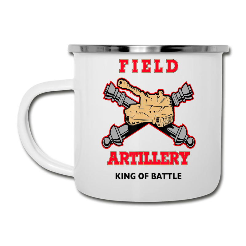 Field Artillery King Of Battle Camper Cup | Artistshot