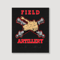 Field Artillery King Of Battle Portrait Canvas Print | Artistshot