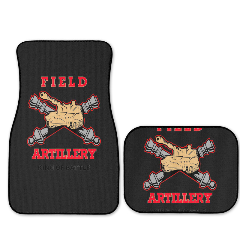 Field Artillery King Of Battle Full Set Car Mats | Artistshot