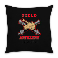 Field Artillery King Of Battle Throw Pillow | Artistshot