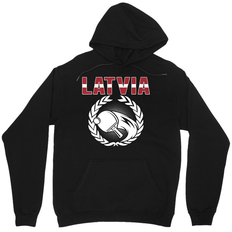 Latvia Table Tennis Lovers Latvian Ping Pong Team Supporter Premium T Unisex Hoodie by alicakarste3vs | Artistshot