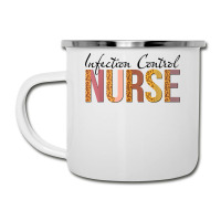 Leopard Infection Control Nurse Print For Nursing Student T Shirt Camper Cup | Artistshot