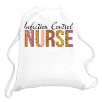 Leopard Infection Control Nurse Print For Nursing Student T Shirt Drawstring Bags | Artistshot