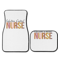 Leopard Infection Control Nurse Print For Nursing Student T Shirt Full Set Car Mats | Artistshot