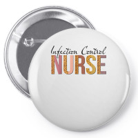 Leopard Infection Control Nurse Print For Nursing Student T Shirt Pin-back Button | Artistshot