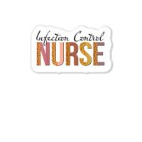 Leopard Infection Control Nurse Print For Nursing Student T Shirt Sticker | Artistshot