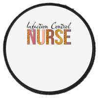 Leopard Infection Control Nurse Print For Nursing Student T Shirt Round Patch | Artistshot