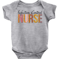 Leopard Infection Control Nurse Print For Nursing Student T Shirt Baby Bodysuit | Artistshot