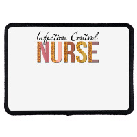 Leopard Infection Control Nurse Print For Nursing Student T Shirt Rectangle Patch | Artistshot