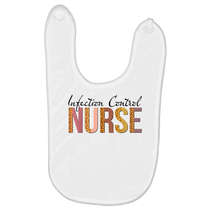 Leopard Infection Control Nurse Print For Nursing Student T Shirt Baby Bibs | Artistshot