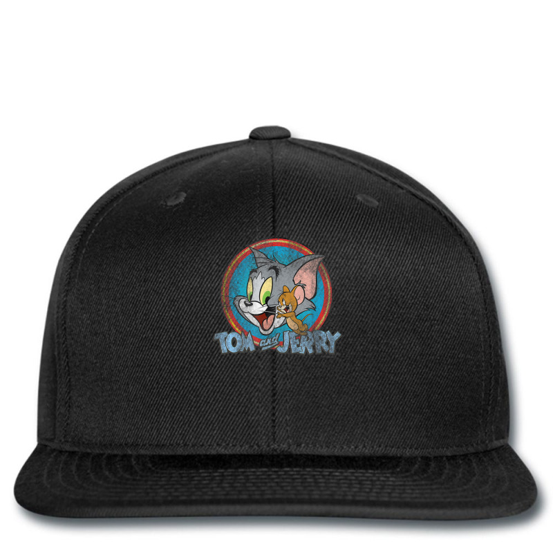 Tom And Jerry Yellow Red Blue Circle Printed Hat | Artistshot