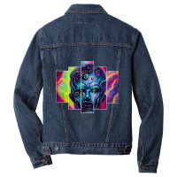 Cosmic Head Men Denim Jacket | Artistshot