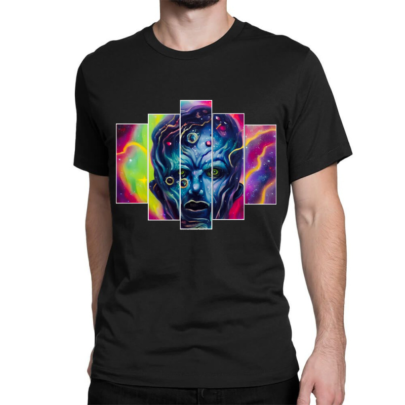 Cosmic Head Classic T-shirt by brumfieldportillo7vlpq8 | Artistshot