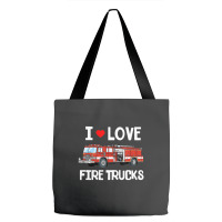 I Love Fire Trucks Toddler Kids Tote Bags | Artistshot