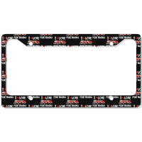 I Love Fire Trucks Toddler Kids License Plate Frame | Artistshot