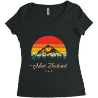 New Zealand Reminder New Zealand Souvenir Women's Triblend Scoop T-shirt | Artistshot