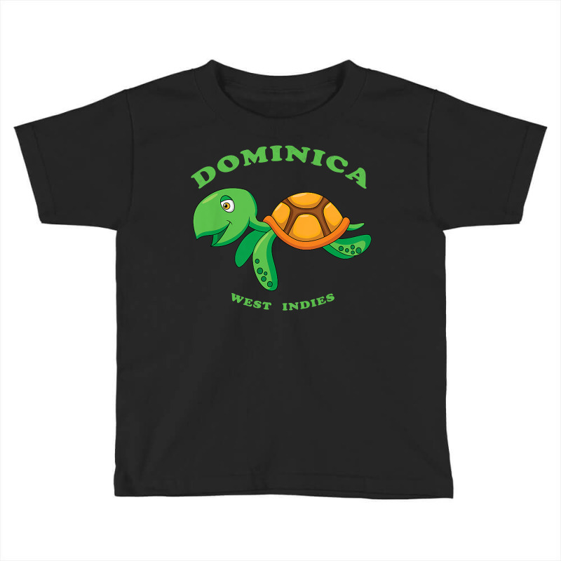 Kids Children's Sea Turtle Dominica, West Indies Vacation T Shirt Toddler T-shirt by deemerx8lmshare | Artistshot