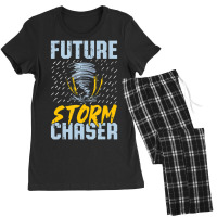 Future Storm Chaser Meteorologist Storm Hunter Women's Pajamas Set | Artistshot