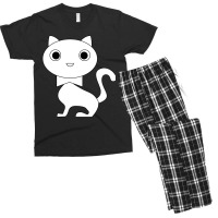 Cute Cat Kitties International Cat Day-traee Men's T-shirt Pajama Set | Artistshot