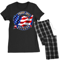 Army Veteran Proud To Be American Flag Pride Women's Pajamas Set | Artistshot