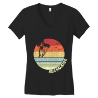 Isla Mujeres Mexico Beach Vacation Souvenir Women's V-neck T-shirt | Artistshot