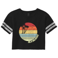 Isla Mujeres Mexico Beach Vacation Souvenir Scorecard Crop Tee | Artistshot