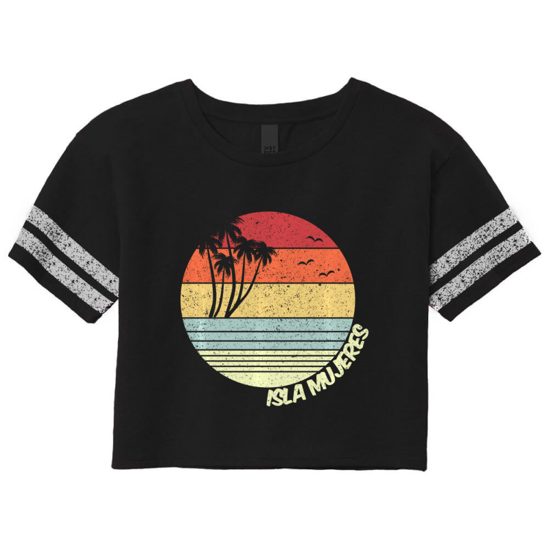 Isla Mujeres Mexico Beach Vacation Souvenir Scorecard Crop Tee by bummercaught | Artistshot