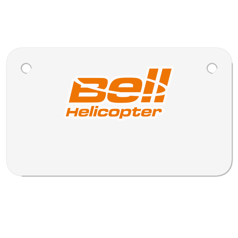 Bell Helicopters Textron Aerospace Motorcycle License Plate | Artistshot