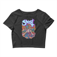 Ghost Seven Inches Of Satanic Panic Crop Top | Artistshot