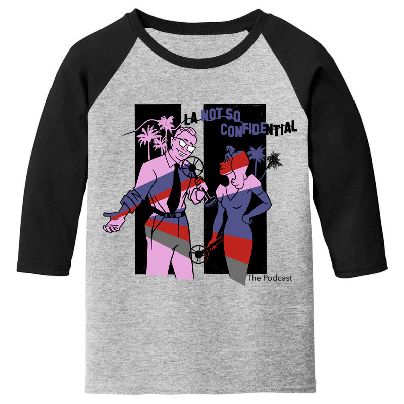 Colorful Noir Silhouettes Youth 3/4 Sleeve by greggjvandervor | Artistshot