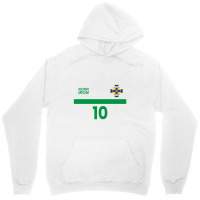 Northern Ireland National Football Team Soccer Retro Norn Iron Number Unisex Hoodie | Artistshot