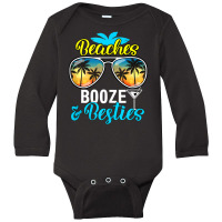 Girls Trip Women, Men Vegas Hawaii Beaches Booze And Besties Long Sleeve Baby Bodysuit | Artistshot