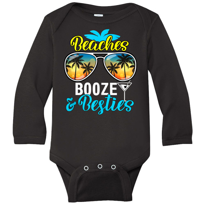 Girls Trip Women, Men Vegas Hawaii Beaches Booze And Besties Long Sleeve Baby Bodysuit by rastyrocl | Artistshot