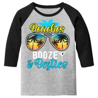 Girls Trip Women, Men Vegas Hawaii Beaches Booze And Besties Youth 3/4 Sleeve | Artistshot