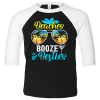 Girls Trip Women, Men Vegas Hawaii Beaches Booze And Besties Toddler 3/4 Sleeve Tee | Artistshot