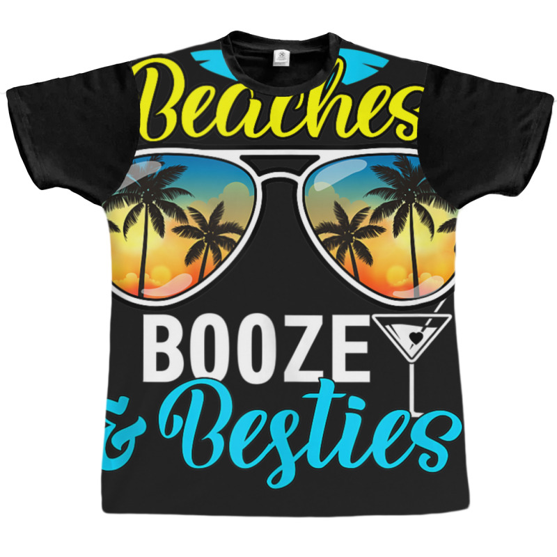 Girls Trip Women, Men Vegas Hawaii Beaches Booze And Besties Graphic T-shirt | Artistshot