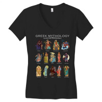 Gods Of Greek Mythology Women's V-neck T-shirt | Artistshot