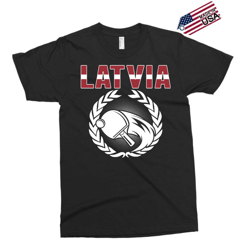 Latvia Table Tennis Lovers Latvian Ping Pong Team Supporter Sweatshirt Exclusive T-shirt by gswarnkab | Artistshot