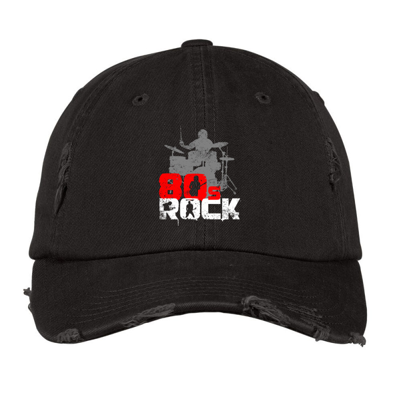 80s Rock Music Drummer Vintage Cap | Artistshot