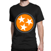 Tennessee Flag Stars Big Orange State Flag Knoxville Classic T-shirt | Artistshot