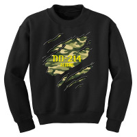 Dd 214 Dd-214 Alumni Military Veteran Youth Sweatshirt | Artistshot