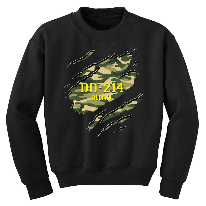 Dd 214 Dd-214 Alumni Military Veteran Youth Sweatshirt by oatesorlandoi9eepf | Artistshot